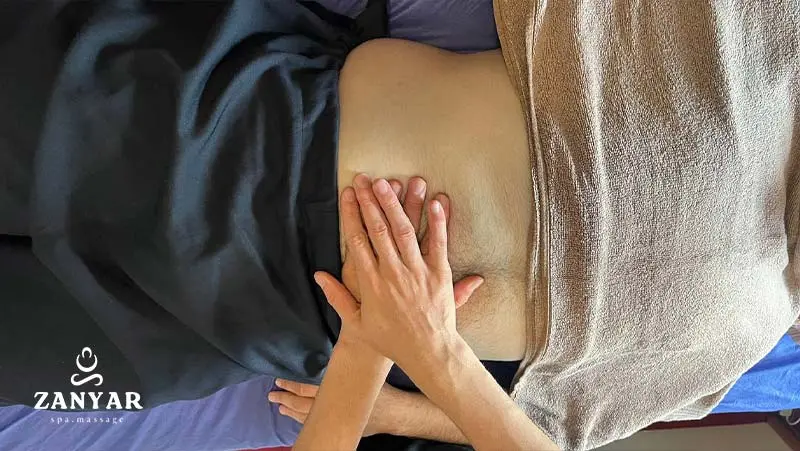 ماساژ مناسب برای رفع یبوست