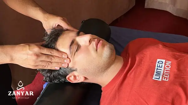 ماساژ سر برای آرامش