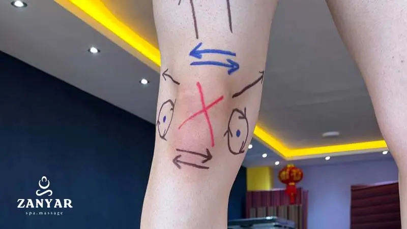 آموزش ماساژ زانو
