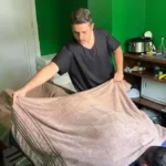 ماساژ حوله گرم