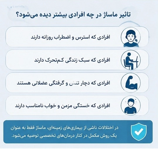 تاثیر ماساژ بر عملکرد جنسی در چه افرادی بیشتر دیده می شود؟