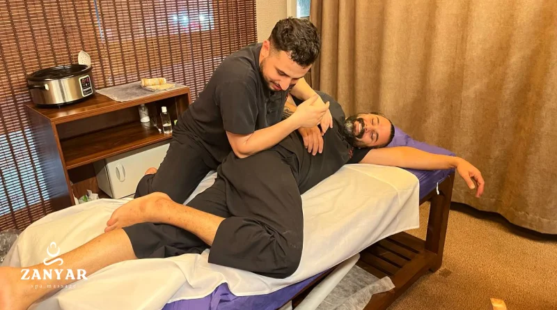 ماساژ ورزشی برای عضلات خسته بعد از تمرین
